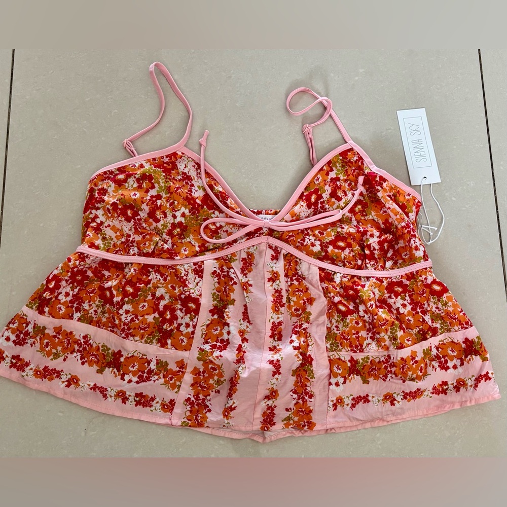 Sienna Sky Pink Floral Top